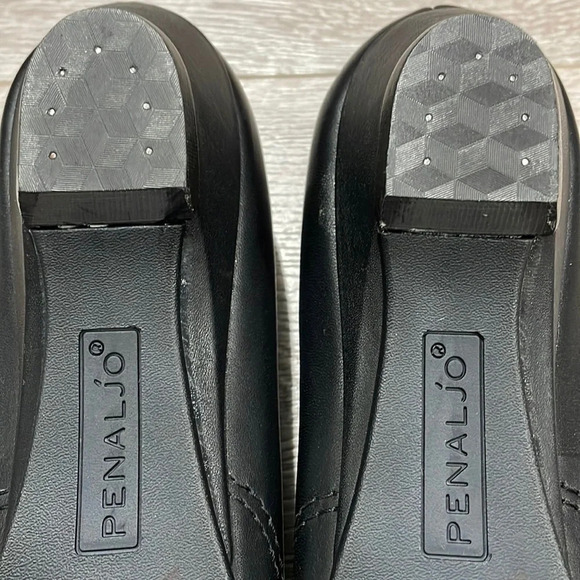 NWOT Vintage Penaljo The Fine Art of Comfort Black Leather 1 inch Heels 9 W - Picture 9 of 15